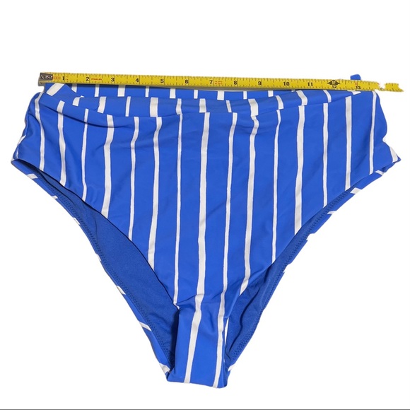 Raisins Blue & White Stripes Laces in Back 2 Piece Bikini Swimsuit - Picture 10 of 10